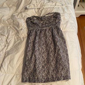 strapless size 0 floral J. Crew dress